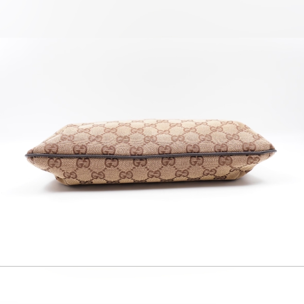 BN22 ❣️ GUCCI Monogram Web Flat Messenger Crossbody - Picture 10 of 13
